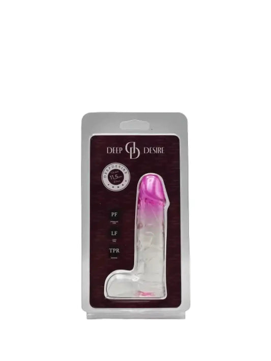 Desiree dildo11.5cm pinkki
4,5" läpinäkyvä TPR-dildo pinkillä kärjellä on pieni ja elegantti lelu, jossa on läpinäkyvä varsi ja silmiinpistävä sininen kärki. Joustavasta TPR-materiaalista valmistettu dildo tuntuu pehmeältä ja mukavalta, mutta tarjoaa silti riittävän kiinteyden. 11,5 cm pitkä dildo sopii erinomaisesti aloittelijoille ja huomaamattomaan nautintoon.