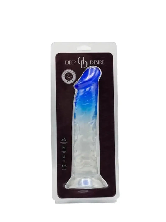 9" läpinäkyvä TPR-dildo sinisellä kärjellä
Syvää stimulaatiota ja eloisa väri
9" läpinäkyvä TPR-dildo sinisellä kärjellä yhdistää reilun 22,5 cm pituuden näyttävään läpinäkyvään varteen ja kirkkaansiniseen kärkeen. Pehmeästä ja joustavasta TPR-materiaalista valmistettu dildo tarjoaa napakan mutta mukavan penetraation. Täydellinen edistyneille käyttäjille, jotka haluavat laajentaa kokoelmaansa tyylikkäällä ja toiminnallisella tuotteella.