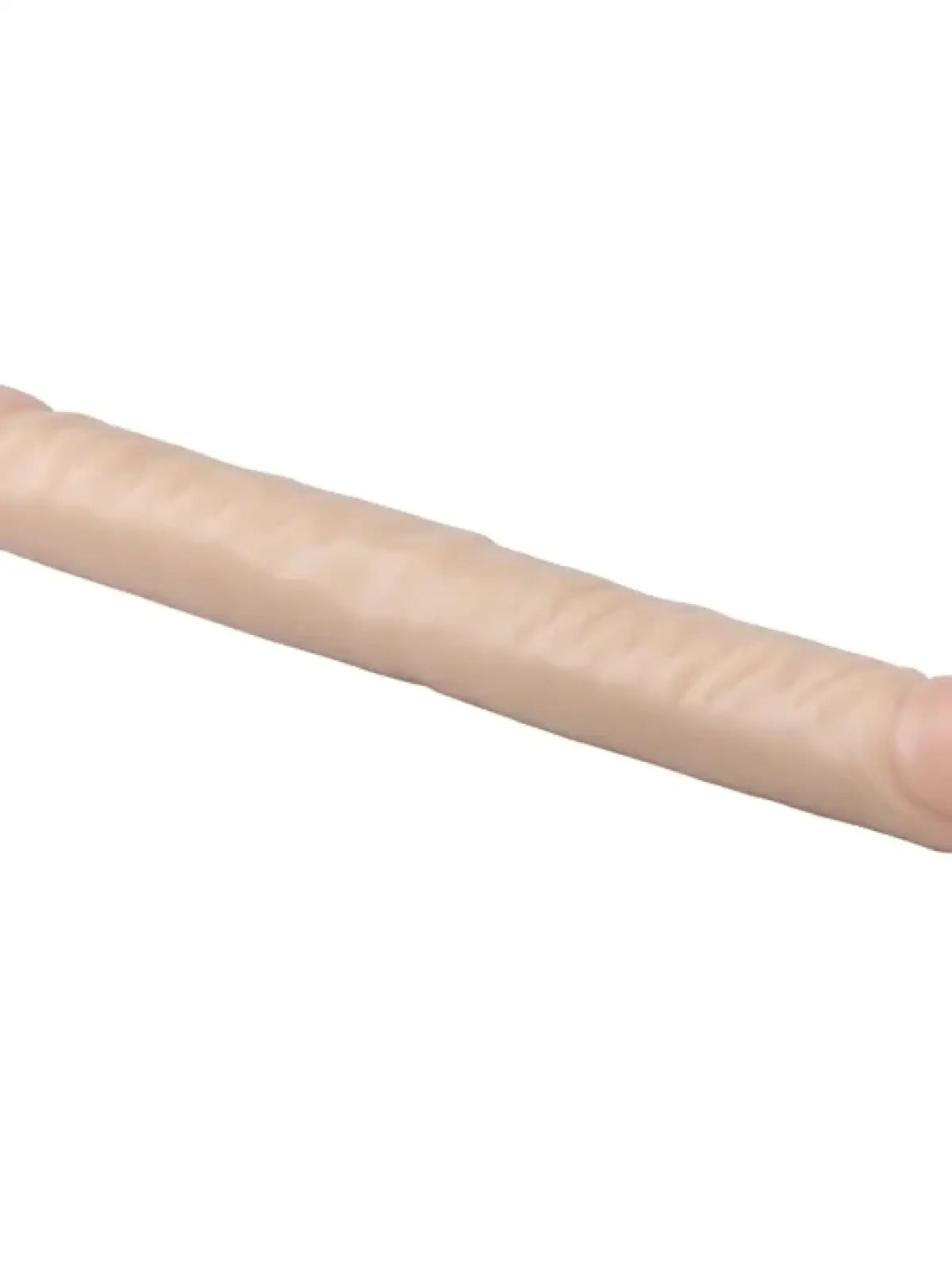 Being Fetish realistinen 17.3" tupladildo, pehmeä PVC, joustava rakenne ja miellyttävä tuoksu – tuplasti nautintoa yhdelle tai kahdelle.