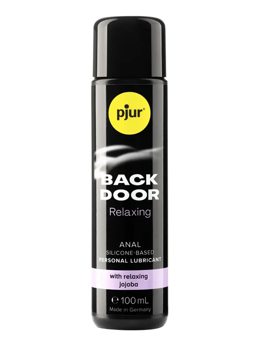 Pjur Back Door Relaxing on silikoni liukuvoide, joka rentouttaa ja helpottaa erityisesti anaaliseksiä varten.