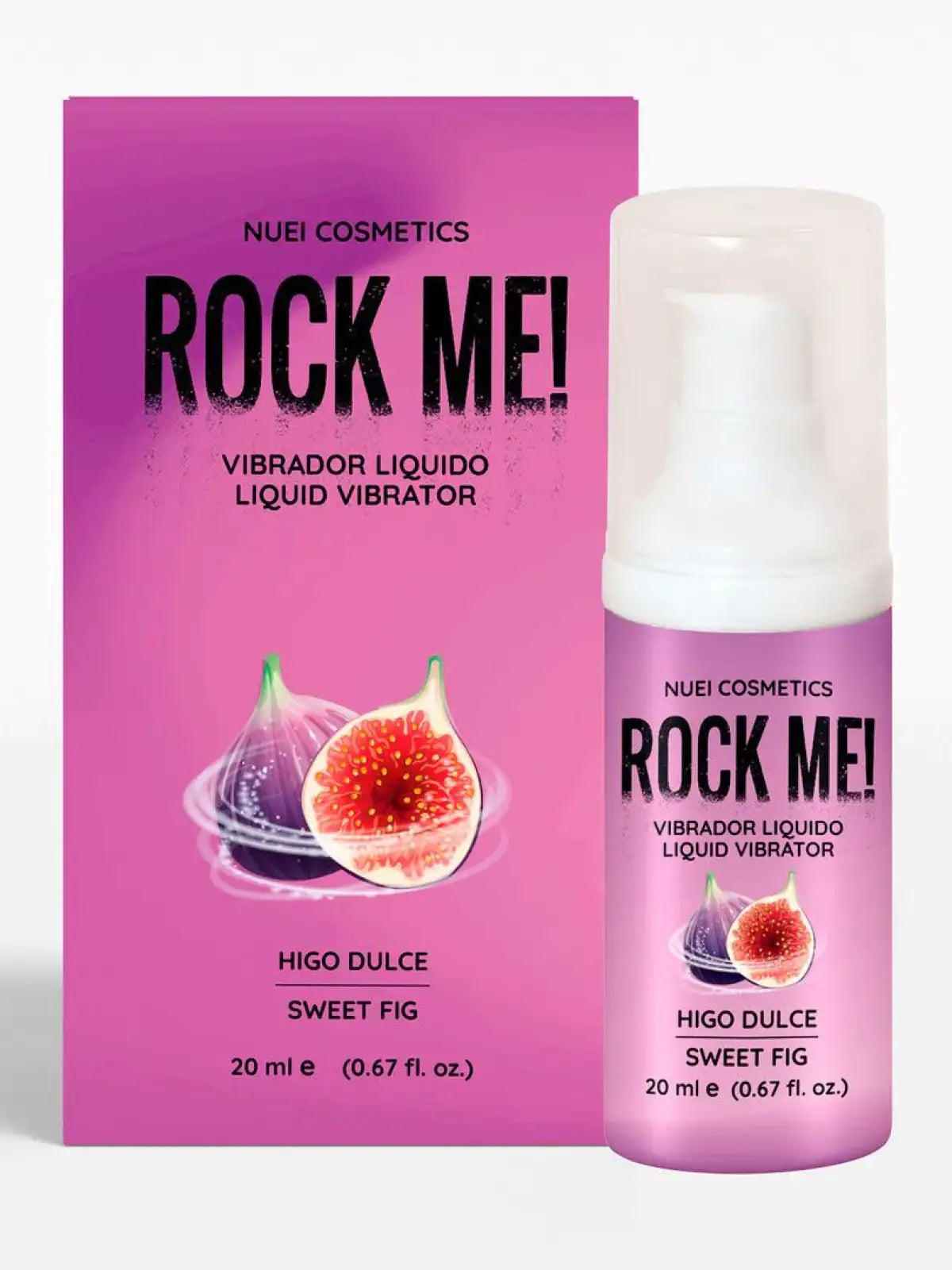 ROCK ME vibrallinen liukuvoiden- makea viikuna
Liquid Vibrator on värisevä efektigeeli, joka perustuu Amazonin Jambú-kasviin. Sen korkea spilantolipitoisuus aiheuttaa ainutlaatuisen ja stimuloivan kihelmöivän tunteen. Tuote on suunnattu nuoremmalle yleisölle: nuorekas ilme, nuorekas muotoilu ja nuorekas hinta.