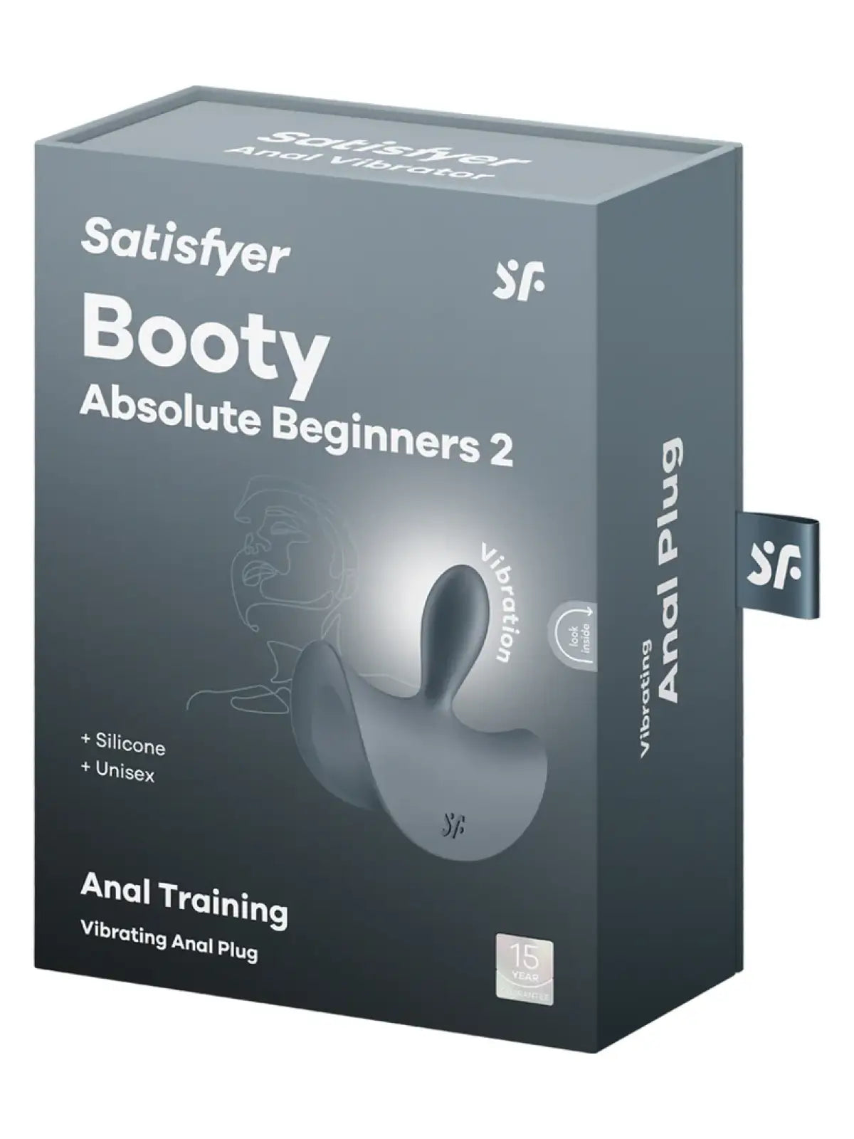 Satisfyer Booty harmaa | Anustapit | Erotiikan