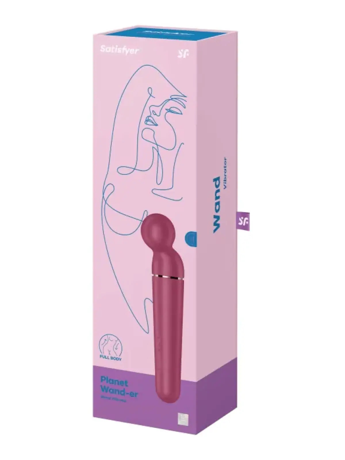 Satisfyer Planet Wand Er punainen | Parempaa seksiä | Astu kuplivan nautinnon maailmaan Wand-er Purplen kanssa,