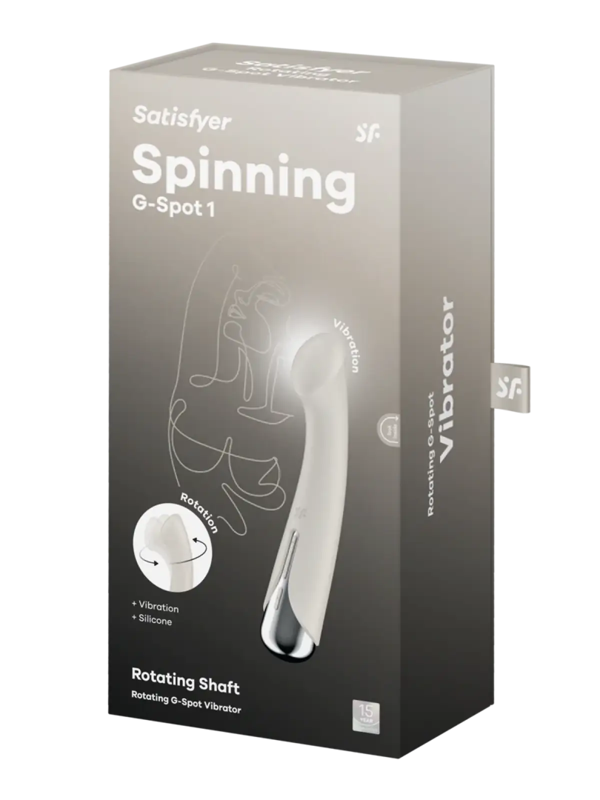  Satisfyer spinning g spot 1 vibralliset sauvat erotiikan – tehokas hieromasauva  koko kehon nautintoon.