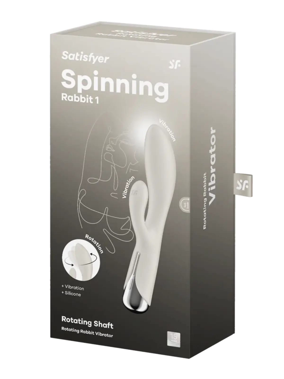  Satisfyer spinning rabbit 1 vibralliset sauvat erotiikan – tehokas hieromasauva koko kehon nautintoon.