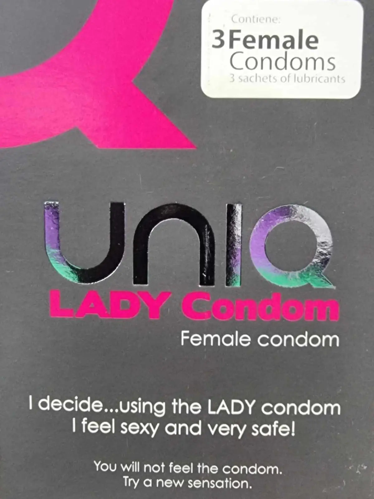 Uniq Lady | Vulvasuoja pitsikoristelluilla joustavilla naruilla, feminiininen ja huomaamaton