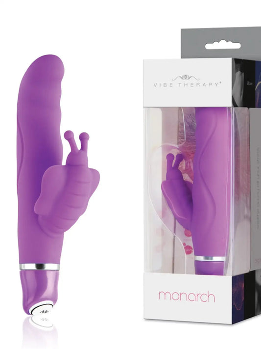 Monarch- Vibe Therapy vibraattori
Valmistettu korkealaatuisesta silikonista ja ABS-muovista realistiseen tunteeseen makuuhuoneleikeissä. Seitsemän intensiivistä värinä-, eskalaatio- ja pulsaatiotoimintoa intiimimpään nautintoon koko yöksi. Aaltoileva ja uramainen rakenne lisästimulaatiota varten.